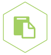 Fact sheet chart icon